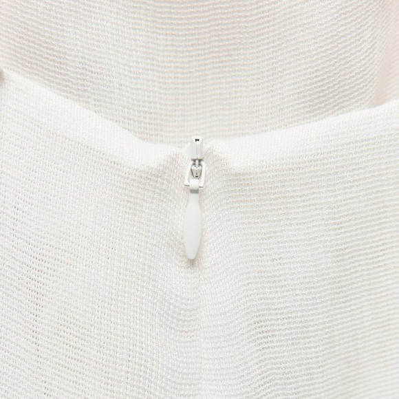 NWT Circ x Zara Linen Blend Open Back Long Dress Size M - Picture 6 of 9